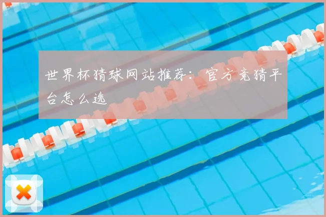 世界杯猜球网站推荐:官方竞猜平台怎么选